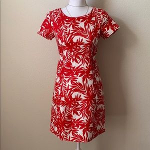 Vintage Tropical Dress w/ Open Sides